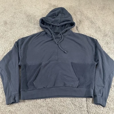 Alo Hoodie Woman Extra Large Black Fleece Pullover Kangaroo Pocket Athletic Yoga - Image 1 of 4