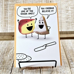 Hallmark Birthday Greeting Card 5x7 Cheesy Wish Gouda Cheddar Humor Funny - Picture 1 of 8