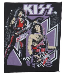 PARCHE TRASERO KISS VINTAGE PAUL & GENE REINO UNIDO AÑOS 80 - Imagen 1 de 1
