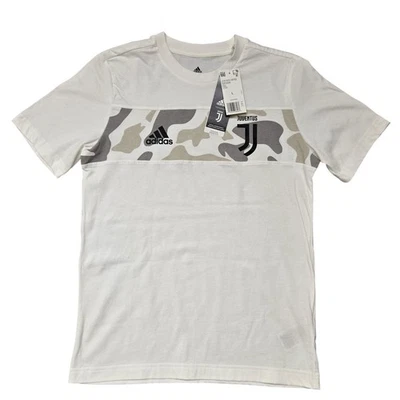 Camiseta Juventus Juventus Juventud Grande Blanca Camuflada Adidas Fútbol Serie A Niños Camiseta Foto 1 de 4