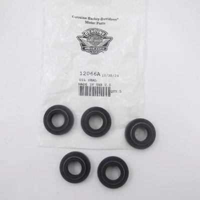 Paquete de 5 sellos de aceite OEM Harley-Davidson 12066A para FLT FXR 1994-2006, Softail Foto 1 de 3