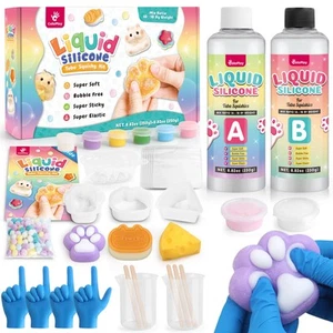 Taba Squishy Kit - 18OZ Rubber Squishy Kit with Guided, Bubble Free and Faste... - Picture 1 of 7