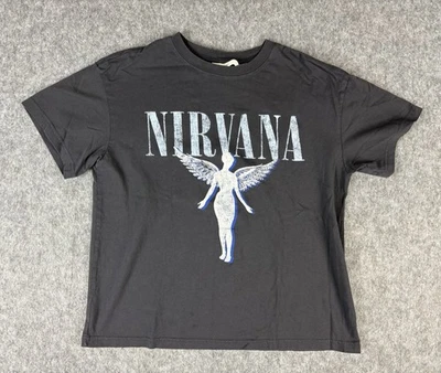 Camiseta H&M Nirvana Manga Corta Gris En Utero Talla Pequeña Foto 1 de 4