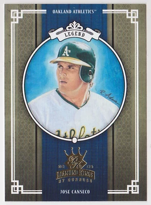 2005 Donruss Diamond Kings Retired SP #433 Jose Canseco Oakland Athletics - Изображение 1 из 2