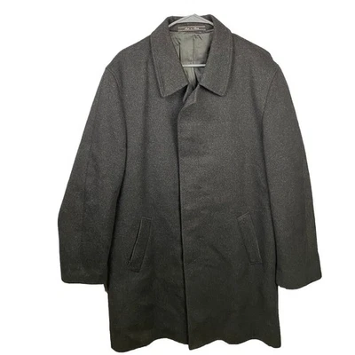 DKNY Mens Darcy Series Wool Cashmere Blend Overcoat Jacket Coat Preppy Old Money - Image 1 of 4