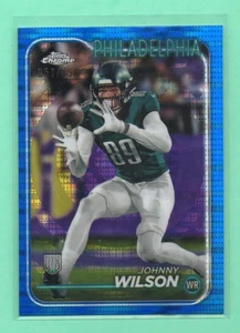 2024 Topps Chrome Johnny Wilson #231 Blue Sonar Refractor RC /150 - Picture 1 of 2