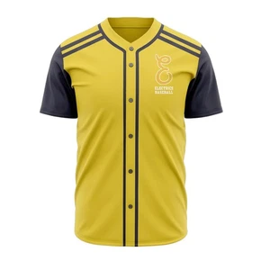 Custom Baseball Jersey for Men, Full-Button, Hand-Sewn Sports Shirt, Personal... - Picture 1 of 6