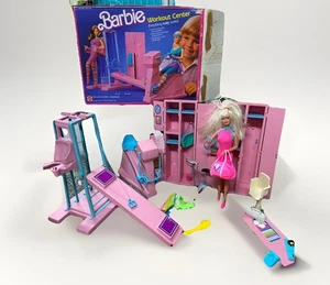 Juego de ejercicio Barbie Workout Center 1984 vintage más extras California - Imagen 1 de 10