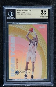 2002 Topps Stadium Club Beam Team /500 Dirk Nowitzki #BT13 BGS 9.5 GEM MINT HOF - Picture 1 of 3