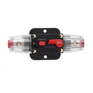 Disyuntor fusible reajustable Stetion Car Audio 20 amperios protección coche audio - Imagen 1 de 7