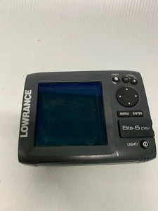 Unidad de plotter Lowrance ELITE 5 DSI Fishfinder solamente - Imagen 1 de 5