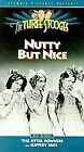 The Three Stooges Nutty But Nice VHS, 1994 The Sitter Downers Slippery Silk NOWOŚĆ