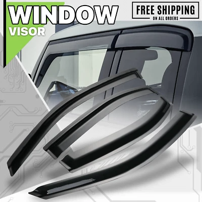 Window Visor Shade Vent Wind Rain Deflector Sun Guard fit 06-12 Fusion/MKZ/Milan - Image 1 of 4