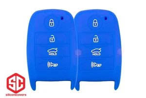 2x New KeyFob Remote Fobik Silicone Cover Fit / For Select KIA Vehicles.. - Picture 1 of 2