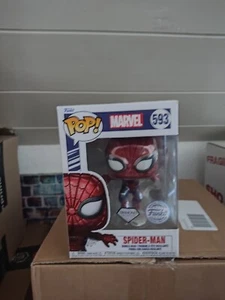 Funko Pop! - Marvel - Diamante Spider-Man - Diamante edición especial - #593 - Imagen 1 de 6