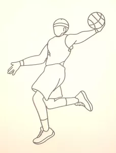 Wire Sculpture 33" Basketball Player Sign Plaque Game Room Wall Hang Decor, OBO - Picture 1 of 3