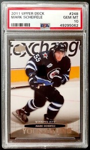 2011-12 Upper Deck Mark Scheifele Young Guns #248 Gem Mint PSA 10