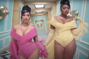 Cardi B And Megan Thee Stallion Rappers Singers Wall Home Decor - POSTER 20x30 - Picture 1 of 3