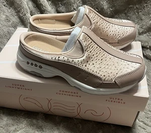 NEW Easy Spirit Travelstones Pink Rhinestone Mule Comfort Shoes Womens Size 6M - Picture 1 of 19