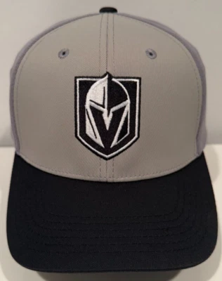 Кепка бейсболка регулируемая Las Vegas Golden Knights NHL серая сетка бежевая/черная - Изображение 1 из 4