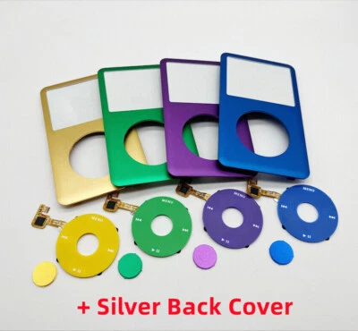 Cubierta delantera y trasera de metal, rueda de clic, punto para iPod Classic 7ª generación 120 GB 160 GB Foto 1 de 4