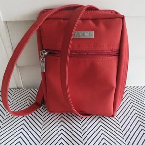 Baggallini Borsa a tracolla piccola rossa e marsupio tanti scomparti con cerniera - Foto 1 di 8