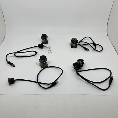 Omron D5F-2B34C-Y precision sensor switch (4) Eyes With Cables For Parts READ - Image 1 of 4