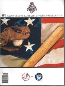 New York Yankees vs. Seattle Mariners 2001 Major League Official Program - Picture 1 of 1