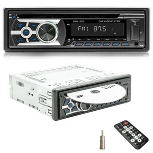Autoradio 1 DIN mit CD DVD USB Bluetooth FM RDS AUX - MP3 Player für VW BMW Audi - Bild 1 von 12