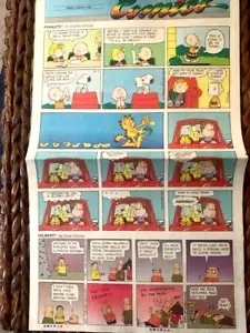 Aug 3, 1997 THE SUNDAY PRESS Tribune COLOR COMICS - PEANUTS - GARFIELD Etc. - Picture 1 of 4