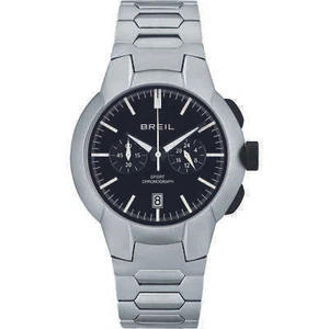 Mens Wristwatch BREIL NEW ONE SPORT TW1868 Chrono Steel Black Sub 100mt - Picture 1 of 1
