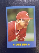 Chris Sabo Cincinnati Reds 1989 Action Superstars Pacific Cards Comics S1 #6 NM