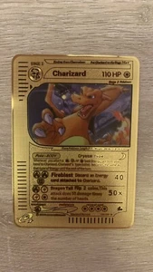 Pokemon METAL card for display/gift Crystal Charizard Skyridge - Picture 1 of 3
