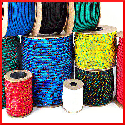 Polypropylene Rope Braided Poly Cord Line Sailing Boating Camping Climbing Yacht • 1.18£
