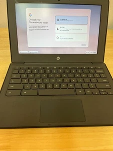 HP Chromebook 11A G6 EE 11.6'' 16GB AMD A4-9120C 1.6GHz 4GB RAM (USED) - Afbeelding 1 van 7