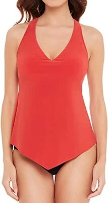 Camiseta Tankini Magicsuit CORAL SANDS E Taylor Sólida con Aros, EE. UU. 16 Foto 1 de 2