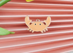 50 Stck. Cartoon Krabbe Metall Charm Anhänger zum Selbermachen Halskette Schmuckherstellung - Bild 1 von 1