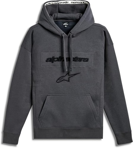 Felpa con cappuccio Alpinestars Exordium GunMetal o Off White