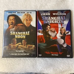 Shanghai Noon and Shanghai Knights Dvd Buddy Comedy Action Jackie Chan - Picture 1 of 13