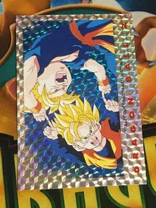 C205 DRAGON BALL Z DBZ 1989 BIRD STUDIO SON GOTEN SON GOHAN Y TRUNKS #34 FOIL LP - Imagen 1 de 12