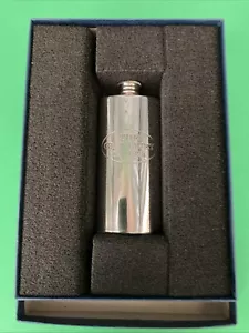 The Glenlivet Stainless Steel Engraved Flask Quaich Scotland Gift Box NOS - Picture 1 of 5