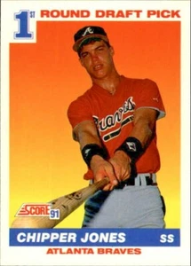 1991 Score #671 Chipper Jones ROOKIE CARD Atlanta Braves - Bild 1 von 2