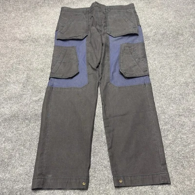 Jeans jeans Diesel D Luxer jogg cargo listrado preto azul masculino 34 31" costura interna - Imagem 1 de 4