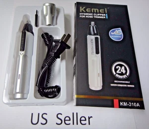Electric Nose Ear Hair Trimmer Epilator men's shaver clipper Rechargeable USA - Picture 1 of 5