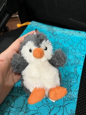Jellycat Amuseables Penguin Bag Charm – Plush Keychain NWT Cute Christmas gift - Image 1 of 4
