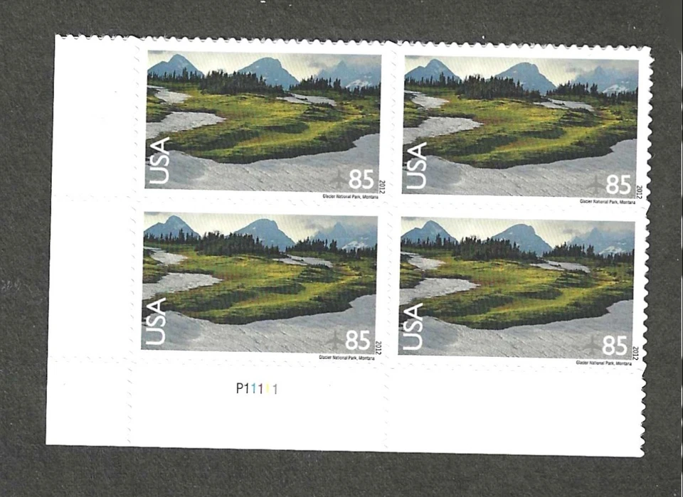 #C149 85c SCENIC LANDSCAPES  AIRMAIL ISSUE PB/4 MNH - Image 1 of 1