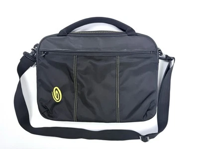 Timbuk2 Negro Acolchado Laptop Funda Bolso Pana Forrado Correa para el Hombro 15" Foto 1 de 4