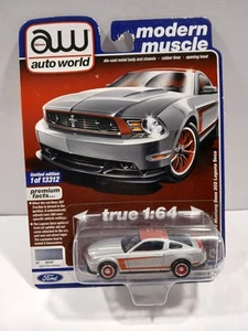 Auto World Modern Muscle 1:64 Scale 2012 FORD MUSTANG 302 LAGUNA SECA Diecast  - Picture 1 of 2