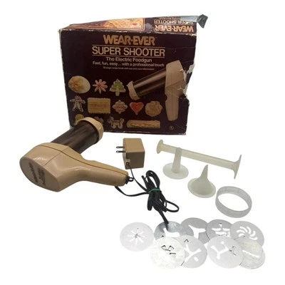 Vintage Wear-Ever Super Shooter 70123 Electric Cookie Press Food Gun Tested - Image 1 of 4