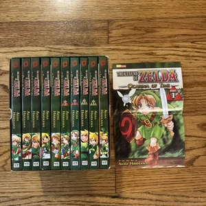 The Legend of Zelda Manga Complete Box Set Akira Himekawa Volumes 1-10 & Poster - Foto 1 di 11